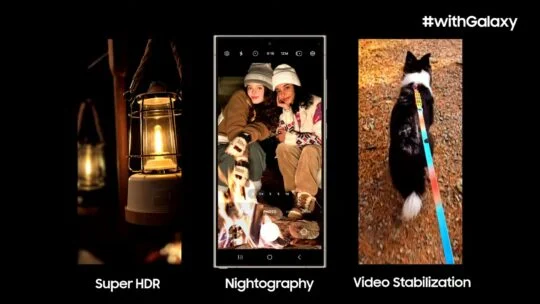 Samsung Galaxy S24 Super HDR Nightography Video Stabilization