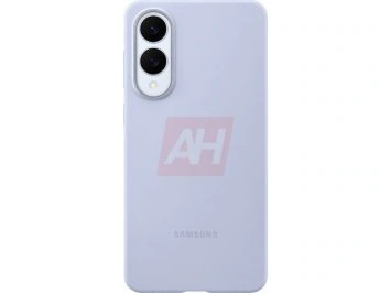 Coque en silicone bleue pour Samsung Galaxy S25 Edge