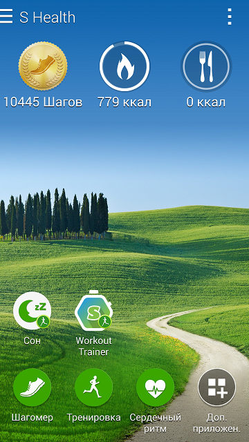 Обзор Samsung Gear Fit и S Health: лучше собаки-3
