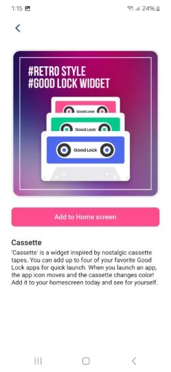 Significant changes to the interface