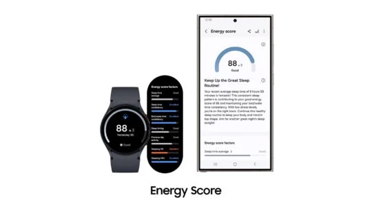 Energy bill in Samsung Health on Galaxy Watch 5