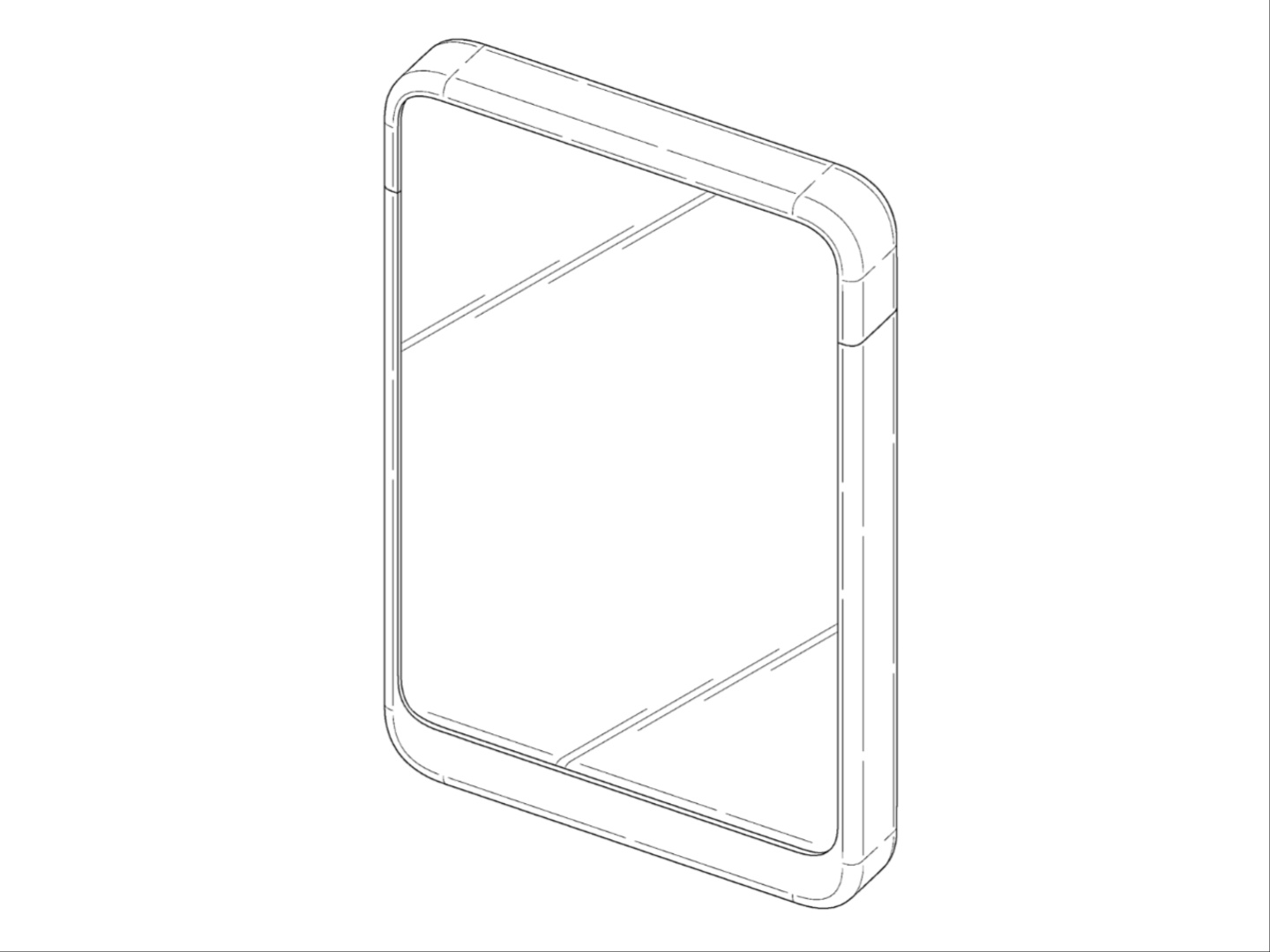 The front of Samsung's patent-pending promoted phone