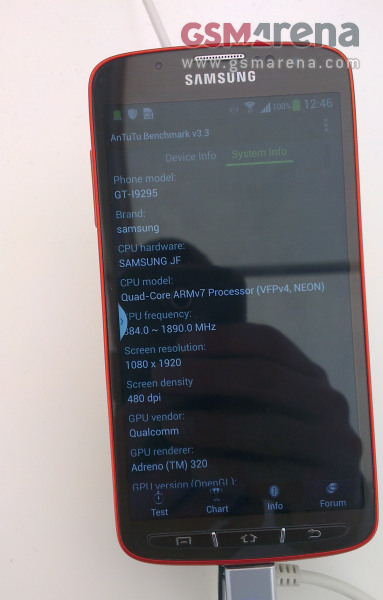 Металлический Samsung Galaxy S4 Active на Snapdragon 600-2