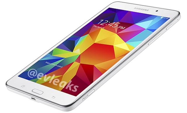 Пресс-рендеры 7-дюймового планшета Samsung Galaxy Tab 4 7.0