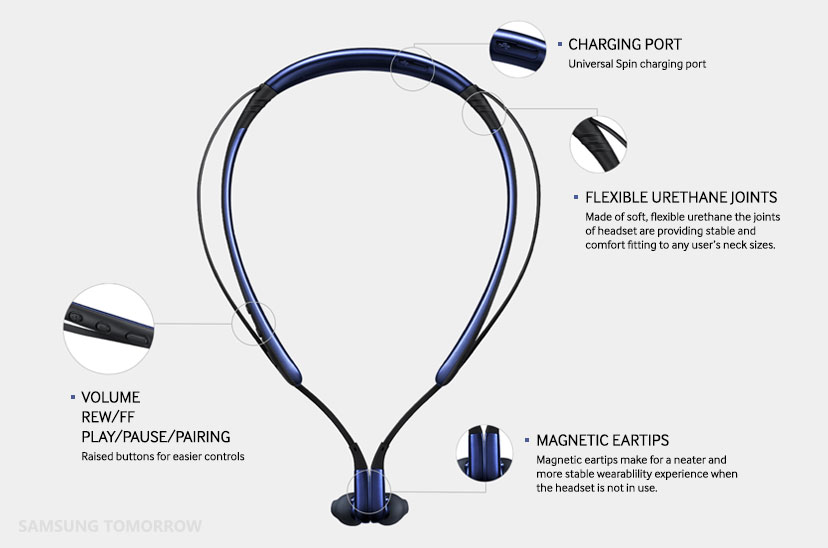 Bluetooth-гарнитура с шумоподавлением Samsung Level U-3