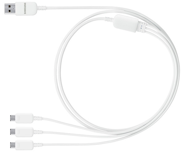 Samsung создала кабель Multi-Charging Wall Charger для зарядки трех гаджетов одновременно-2