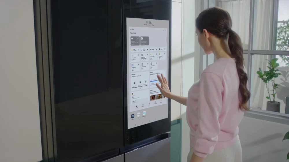 Samsung fridge with AI Hybrid Cooling