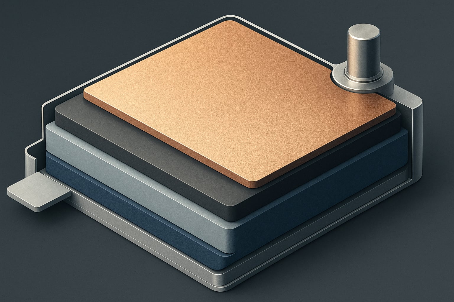 Image illustrative d'une batterie à semi-conducteurs