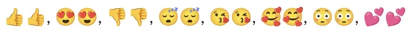 Emoji followed by a full-screen animation