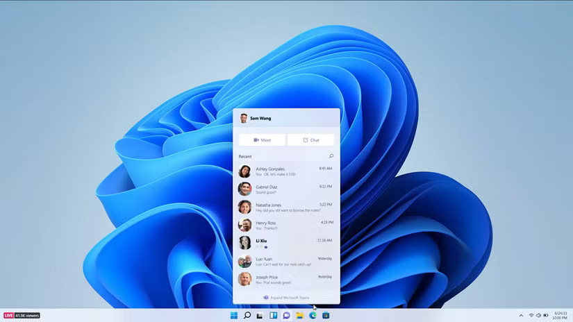 Skype screenshot