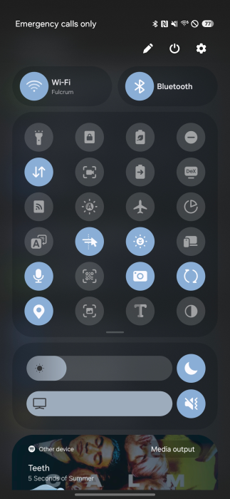Настройка One UI