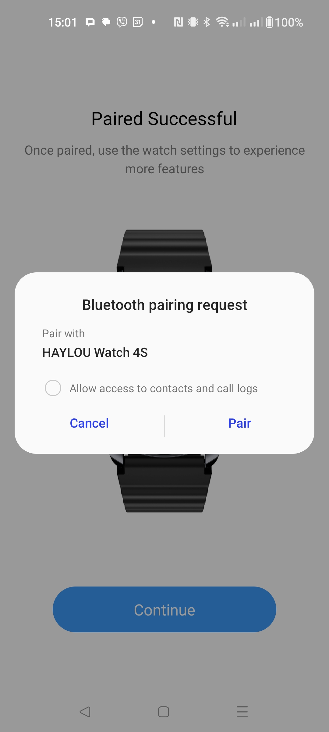 Дополнительные настройки в приложении Haylou Fun