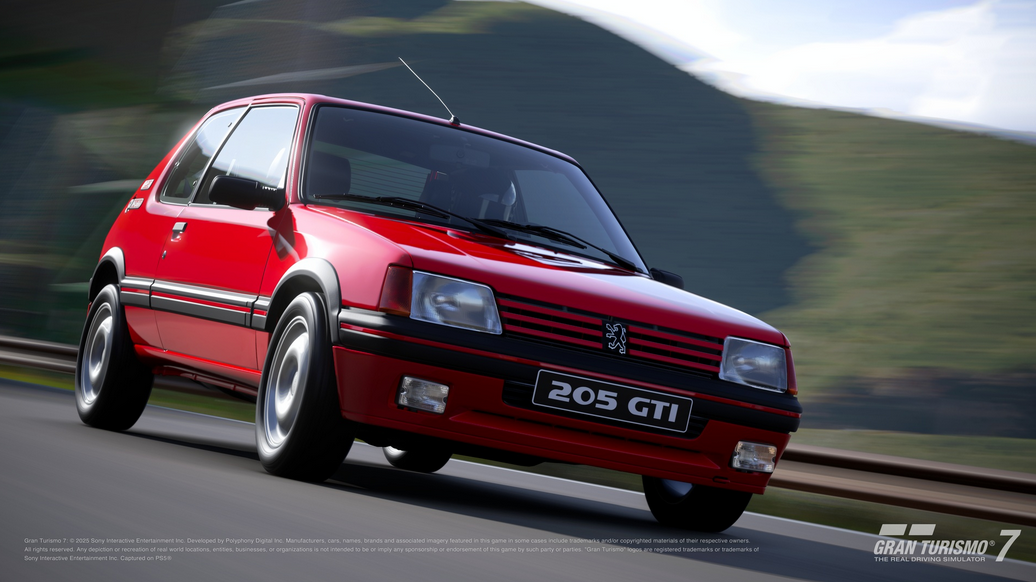 Screenshot of Grand Touring 7 - Peugeot 205 GTI '88