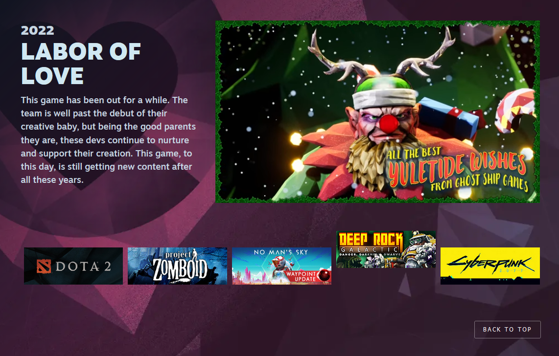 Valve представила усі 11 номінацій для церемонії The Steam Awards, серед яких: "Гра року", "Найкращий сюжет", "Найкращий саундтрек" та інші-4