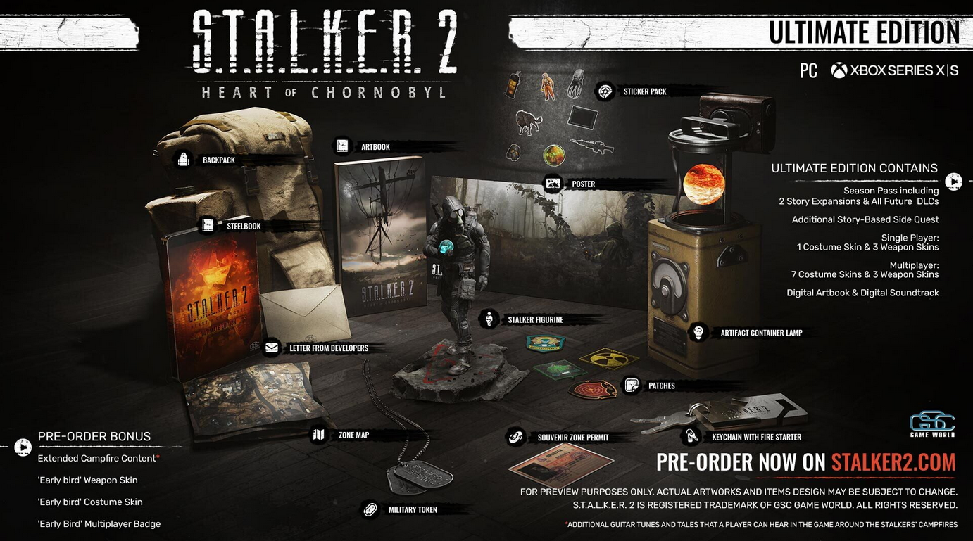 Le prix de l'édition collector de S.T.A.L.K.E.R. 2 : Heart of Chornobyl augmentera de 40 dollars, passant de 340 à 380 dollars.-2