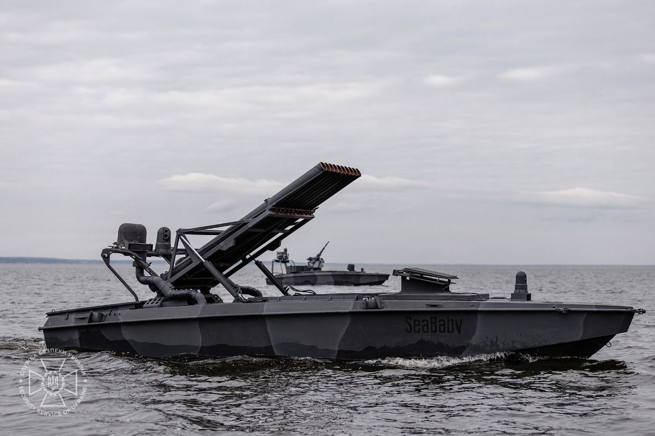 Sea Baby with Grad missile system