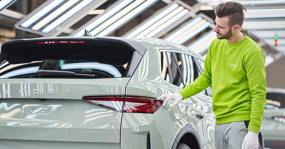 Škoda Elroq у виробництві