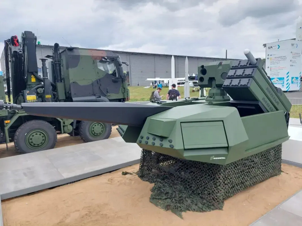 Skyranger 30 short-range air defence system with SADM missile