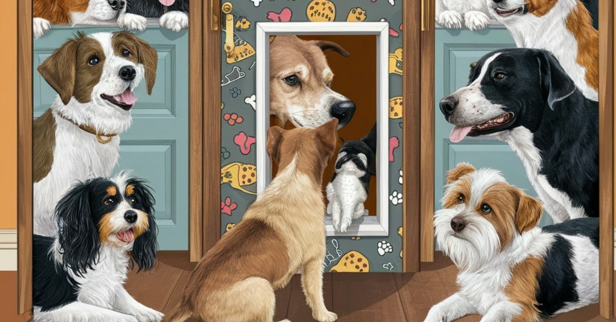 Porte automatique chien