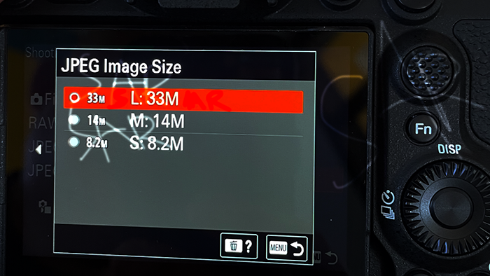 Sony α7V camera from another angle