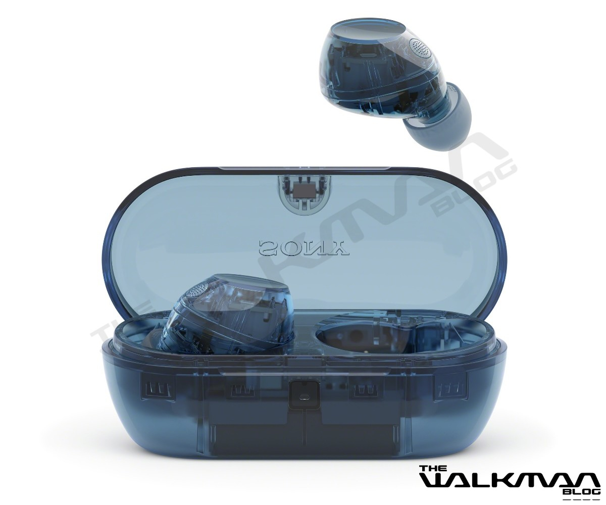 Vue inférieure du casque sans fil Sony WF-C710N