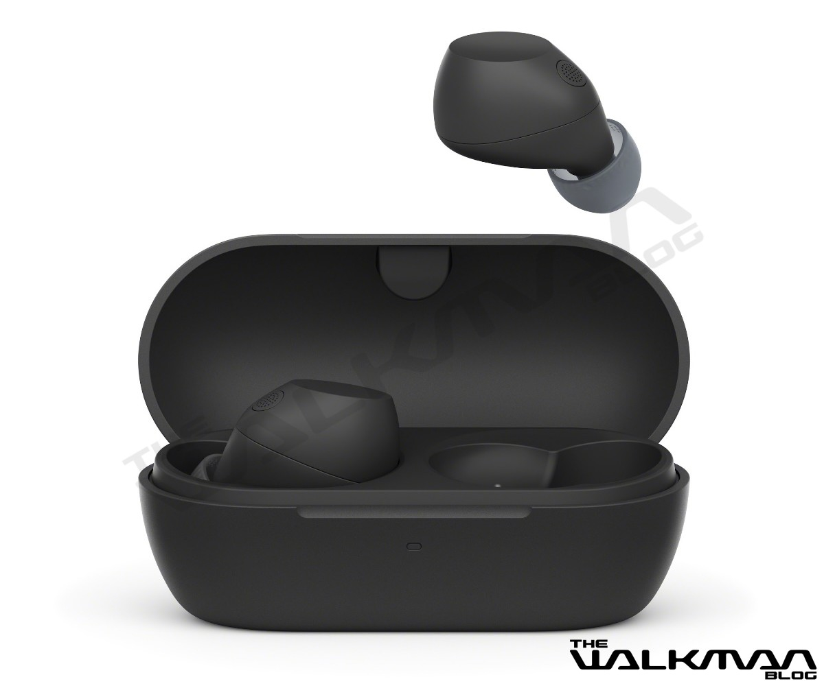 Vue inférieure du casque sans fil Sony WF-C710N