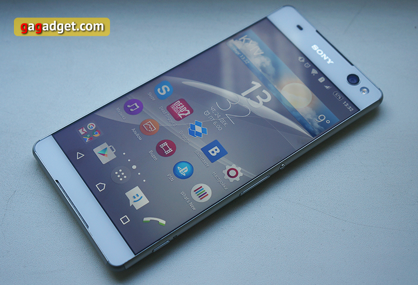 «Лопата» без рамок: обзор 6-дюймового смартфона Sony Xperia C5 Ultra