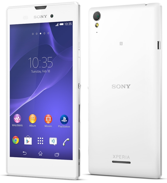 Sony выпустила смартфон Xperia T3 с 5.3-дюймовым экраном и толщиной 7 мм