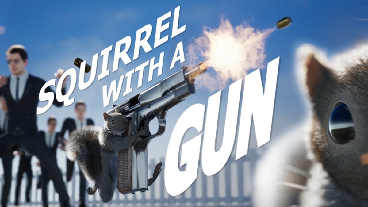 A crazy squirrel escapes from a biolab: 14 minutes of gameplay of the amusing action-platformer Squirrel with a Gun is presented
