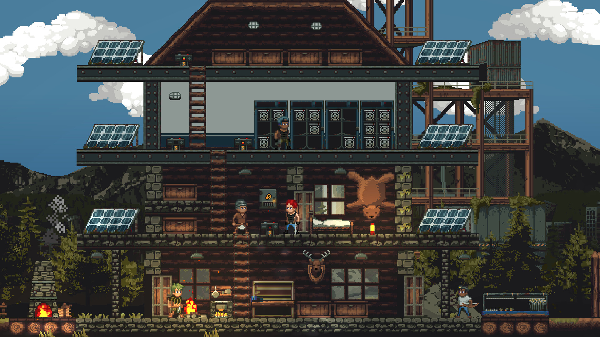Extrait de Ruins To Fortress - une île post-apocalyptique