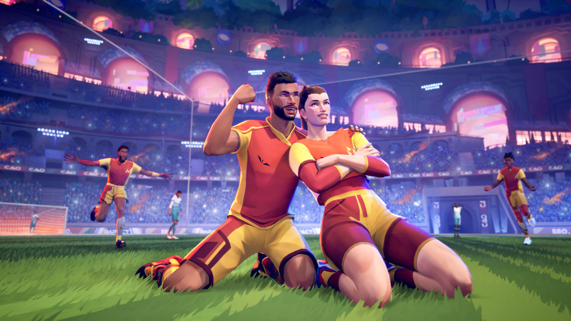 Rematch gameplay - the match scene