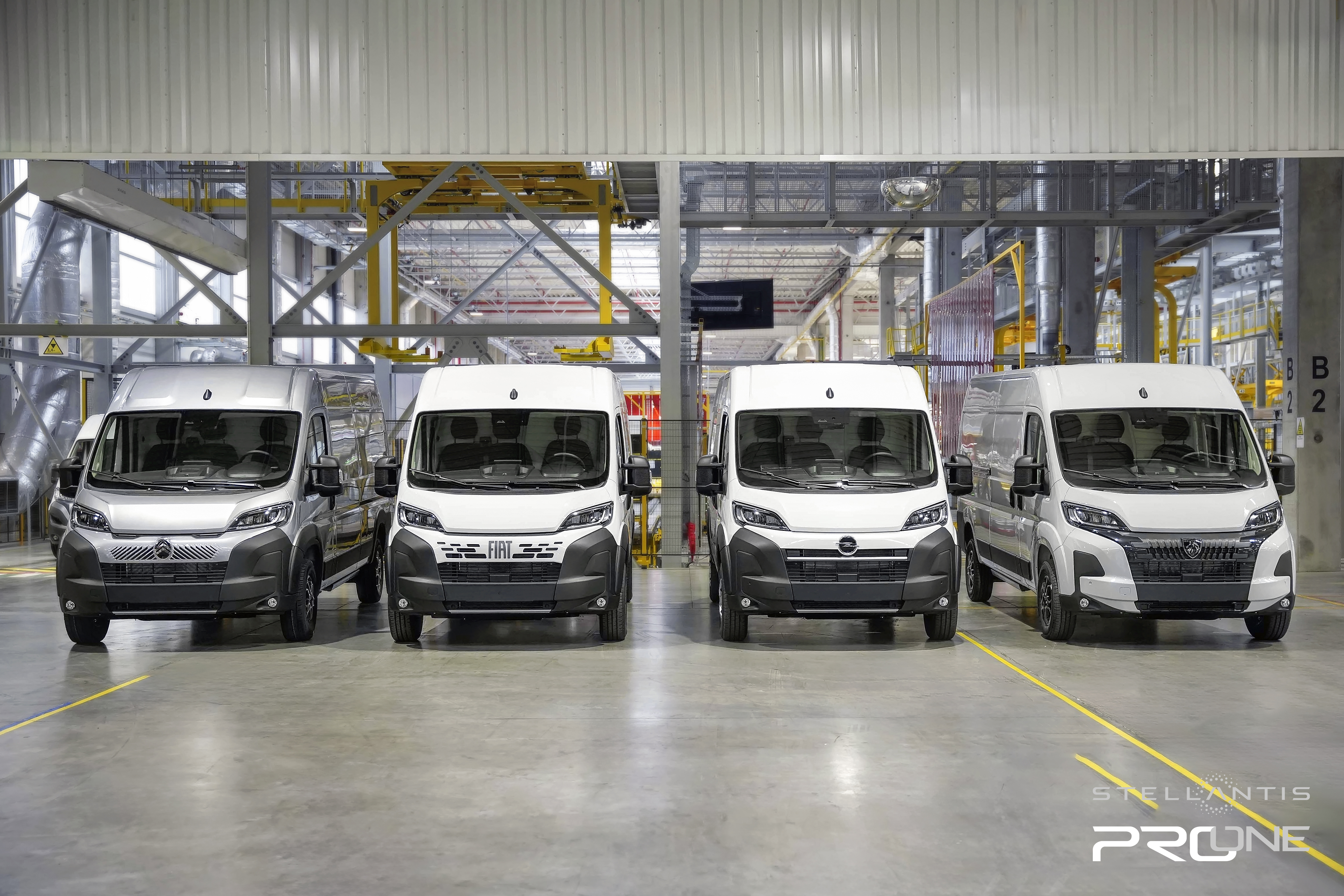 Stellantis range of large hydrogen fuel cell vans