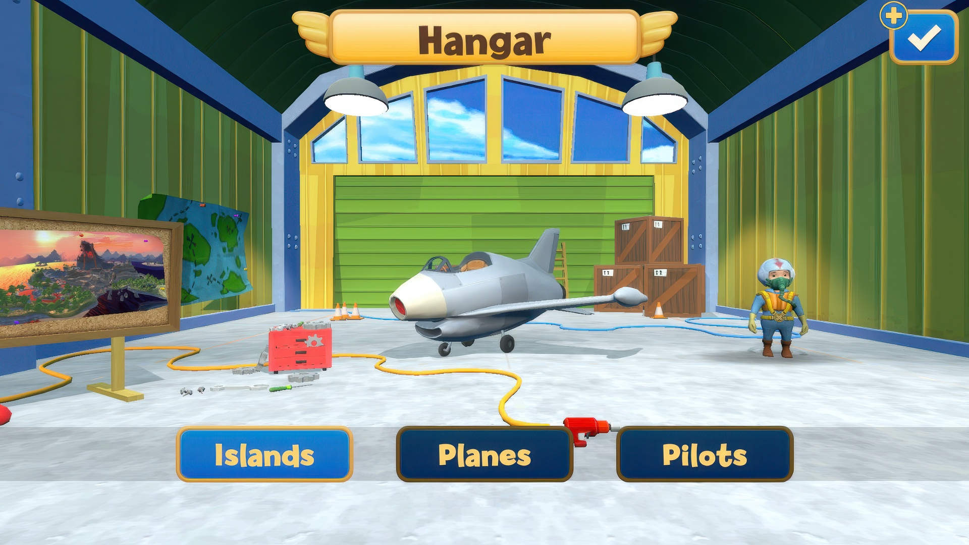 Avion dans le jeu Stunt Flyer