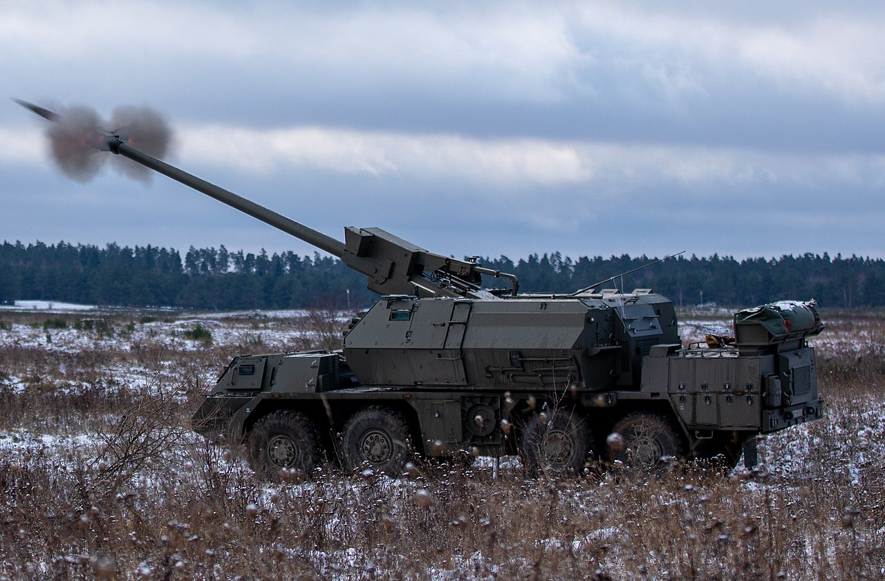 Self-propelled artillery system Zuzana 2