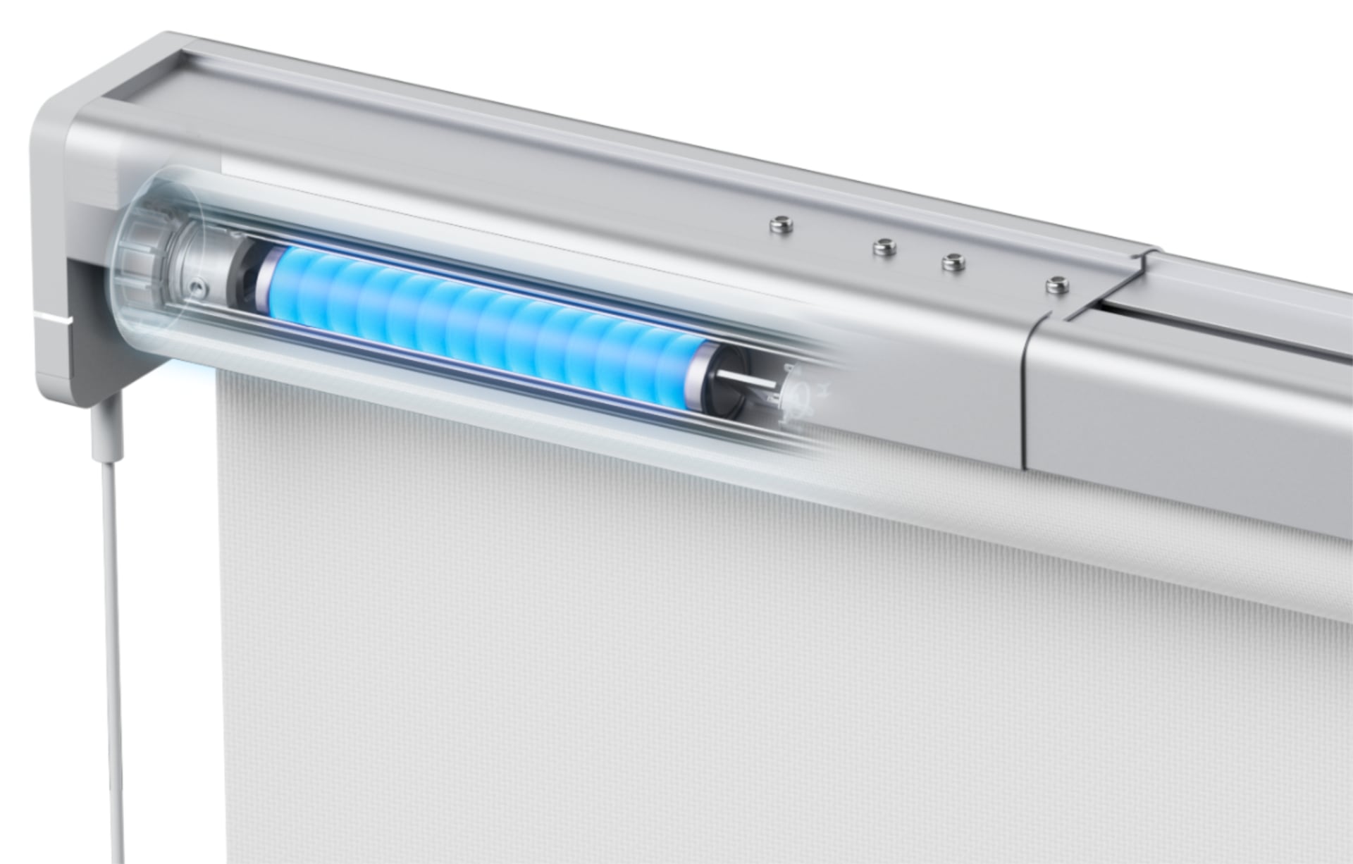 Quiet roller shutter motor