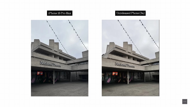 Comparison photo 4: Phone (3a) and iPhone 16 Pro Max