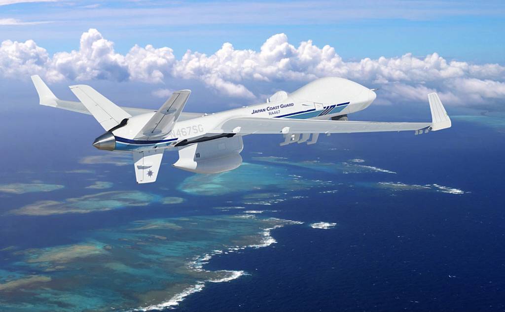 Les garde-côtes japonais ont commencé à utiliser des drones MQ-9B SeaGuardian américains.
