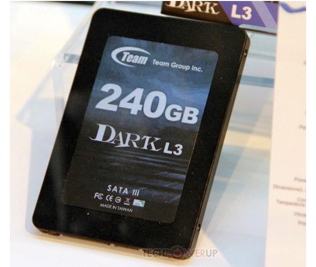 Линейка твердотельных накопителей Team Group Dark L3 на контроллере SandForce SF-2281 Линейка твердотельных накопителей Team Group Dark L3 на контроллере SandForce SF-2281