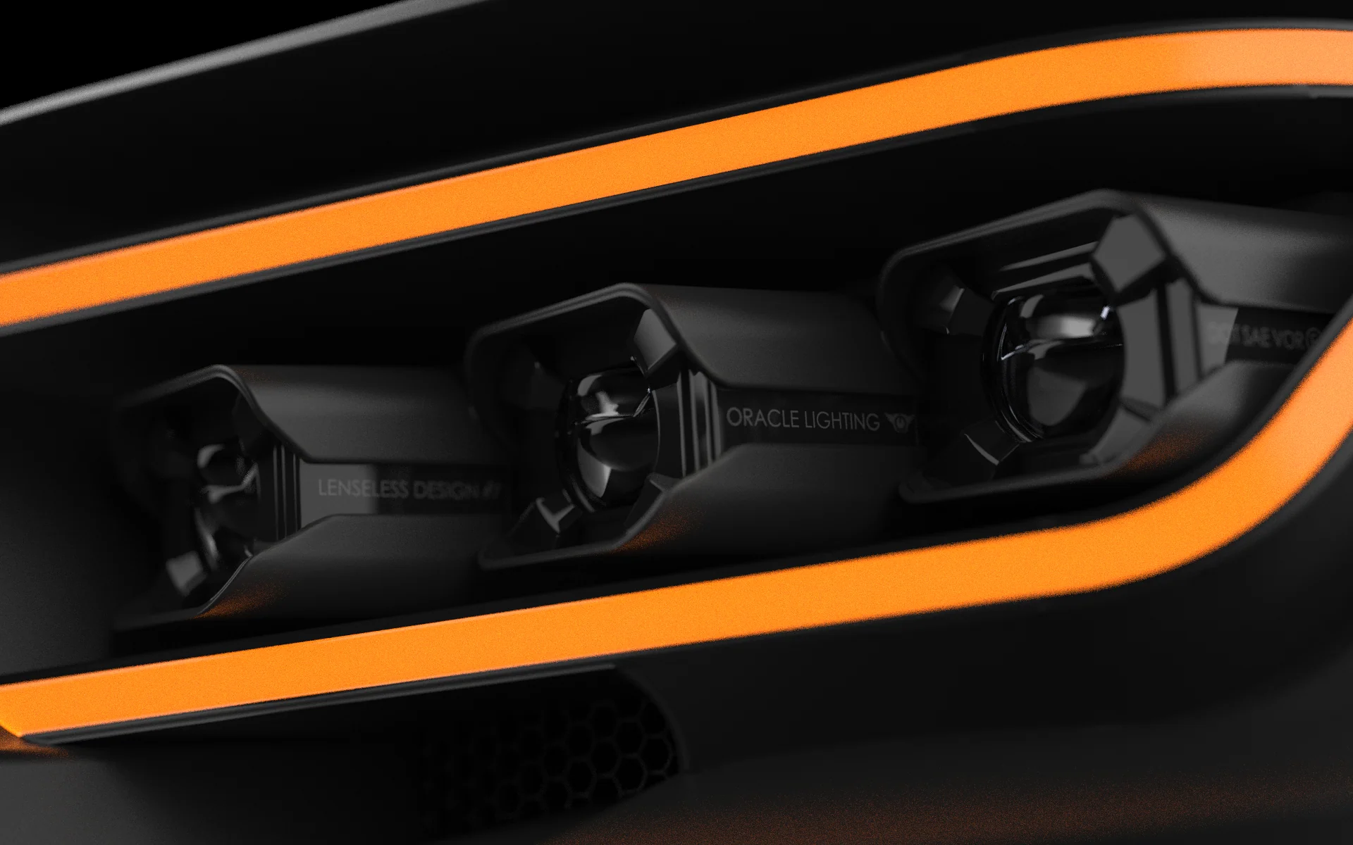 Oracle LED headlights with modular emitters