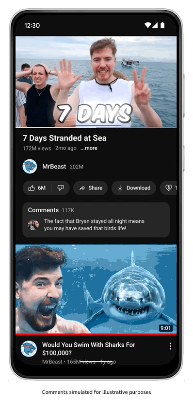 YouTube teste des outils d'IA pour trier les commentaires par sujet et un chatbot pour les vidéos-2