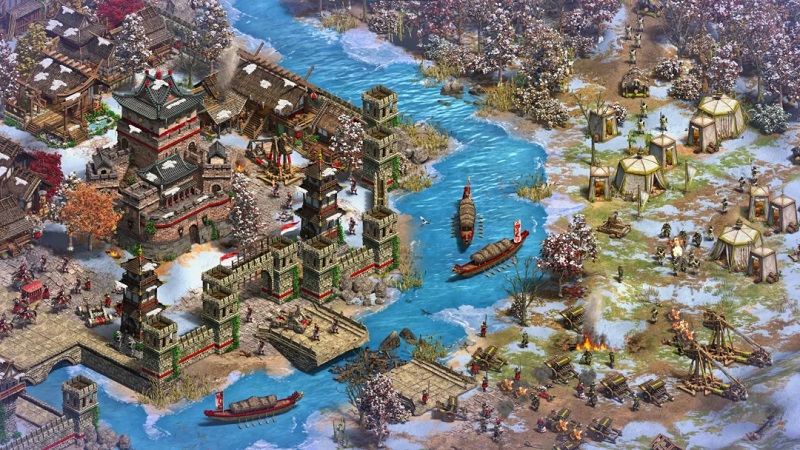 Screenshot of the game Age of Empires II: Definitive Edition - Three Kingdoms 2