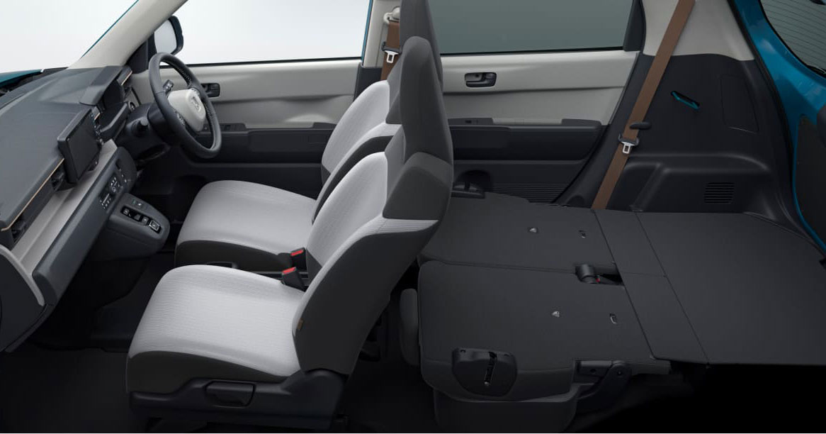 Honda N-One e rear seats: