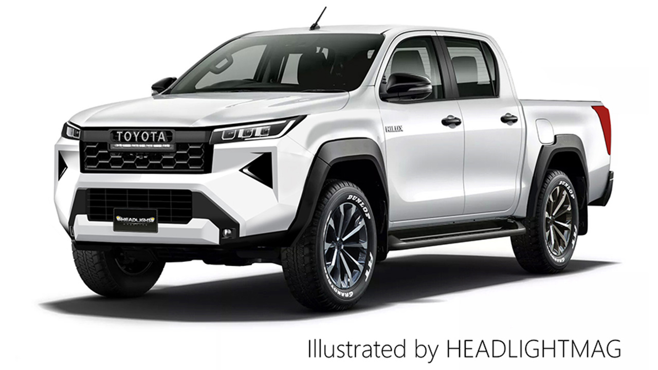 Rendu non officiel de la prochaine génération de Toyota Hilux