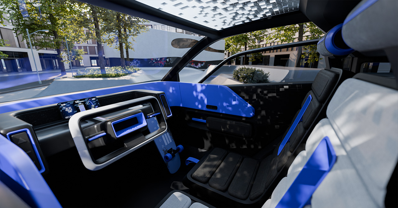 Interior of the Toyota FT-Me