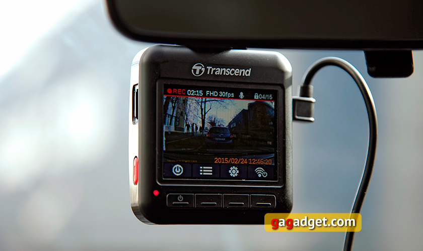 Обзор видеорегистратора Transcend DrivePro 200: семь стеклянных линз и один Wi-Fi