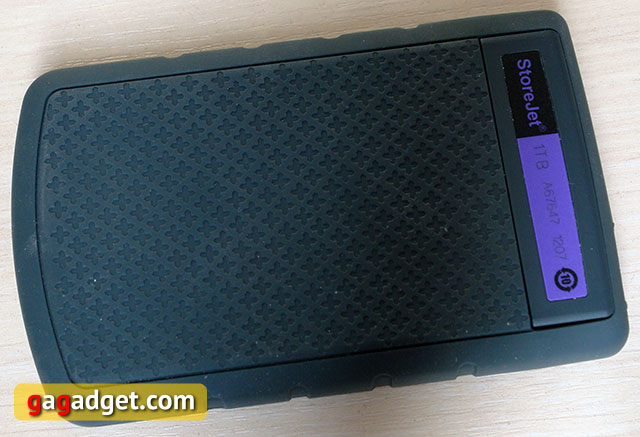 Беглый обзор защищенного внешнего жесткого диска Transcend StoreJet 25H3P 1TB-3