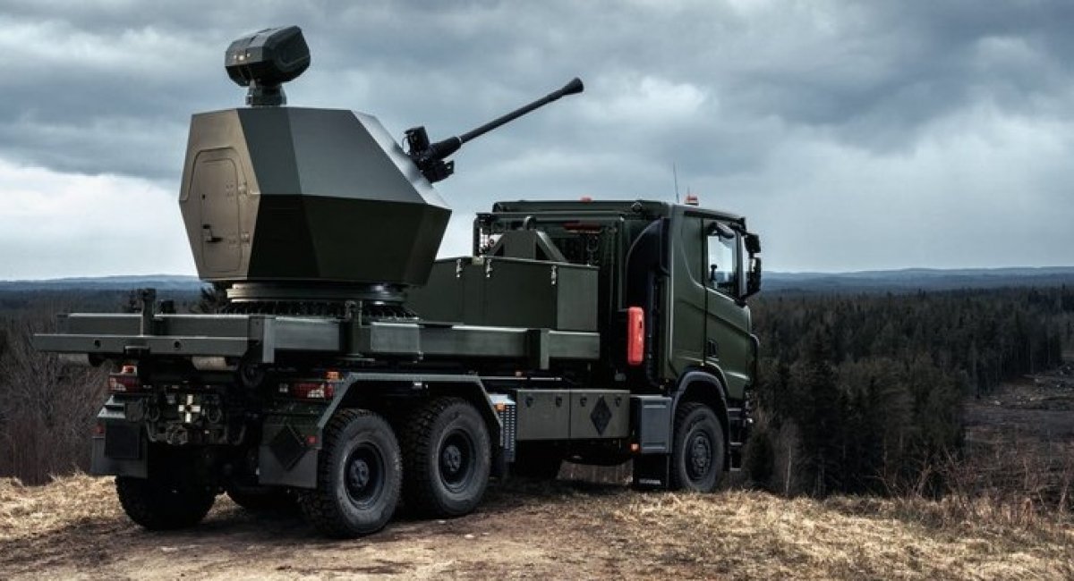 TRIDON Mk2 40-mm cannon air defence system