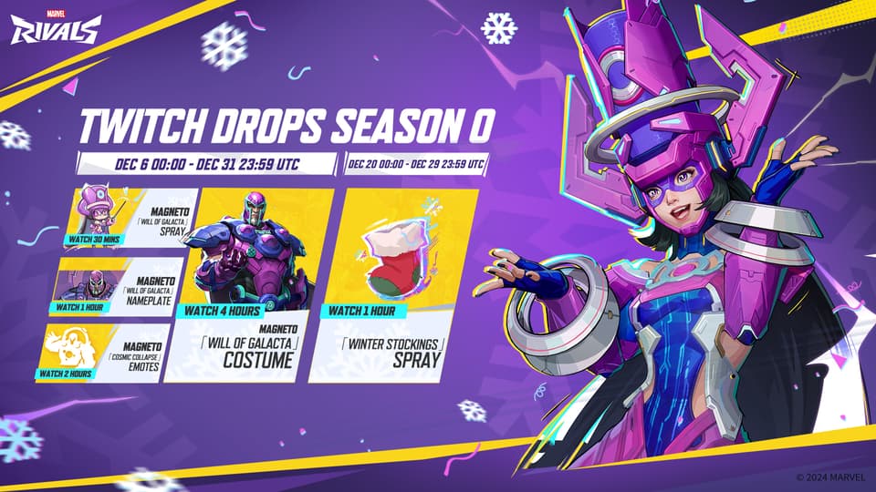 Toutes les récompenses sur Twitch - Illustration par Marvel