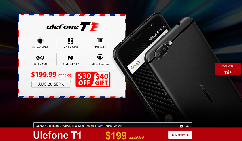 ulefone t1 gearbest sale.PNG