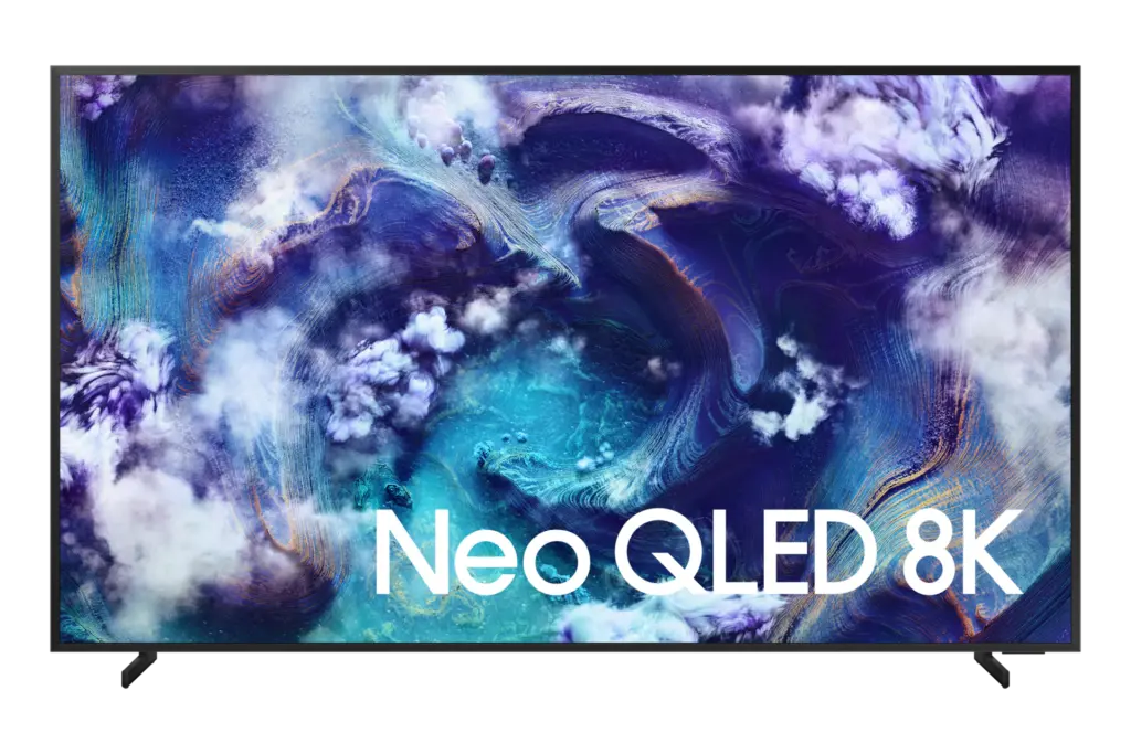 Вид спереди телевизора Samsung Neo QLED QN900F